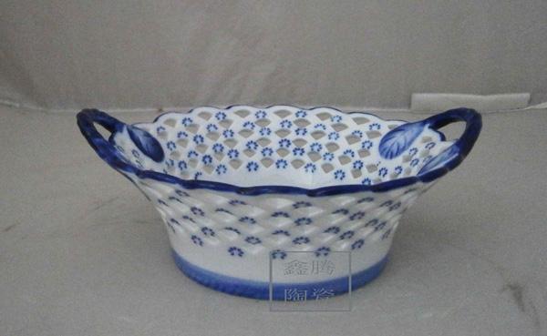 供應青花瓷果盤