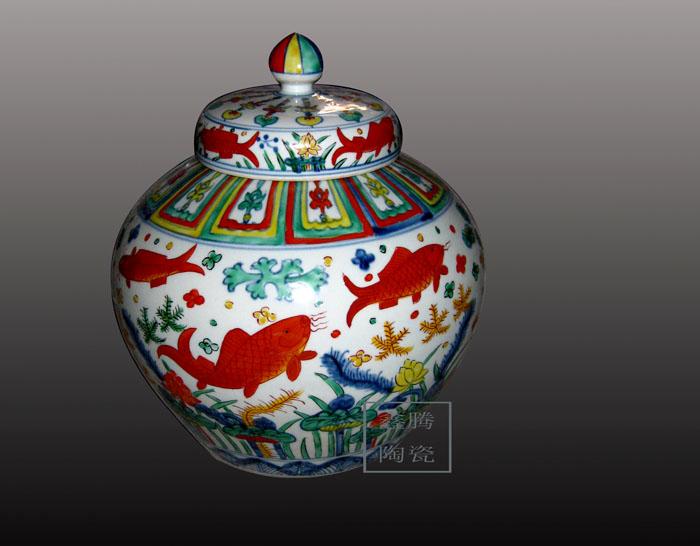 供應(yīng)斗彩五彩天球瓶，將軍罐，