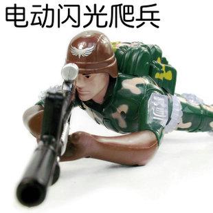 电动语音闪光红外线爬兵9192 电动爬兵生产厂家