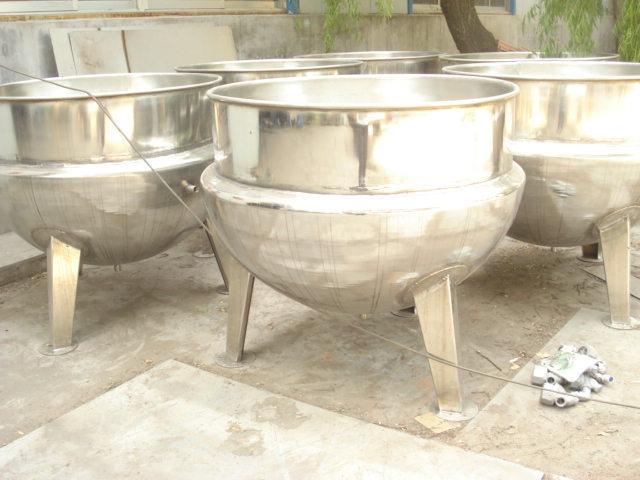 800L蒸汽固定式夾層鍋圖片