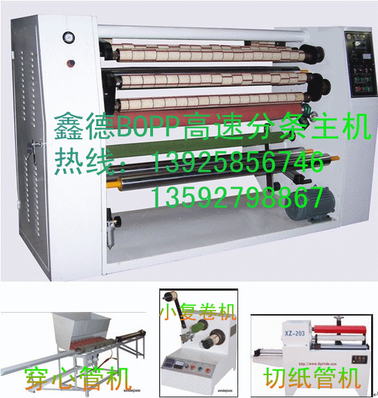 BOPP封箱胶带分条机厂家直销图片