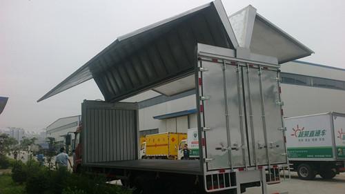 供應(yīng)6噸兩翼車天錦7米6兩翼車廠家