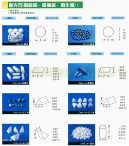 供应斜三角金属表面抛光高铝瓷抛光石