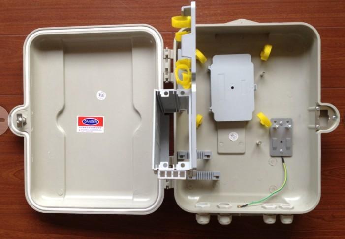 一分十六插片式光分路器箱图片