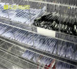 供應樂品新品文具店貨架亞克力筆架有機玻璃筆盒