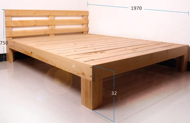 供应特价单人床实木床单人松木床双人床