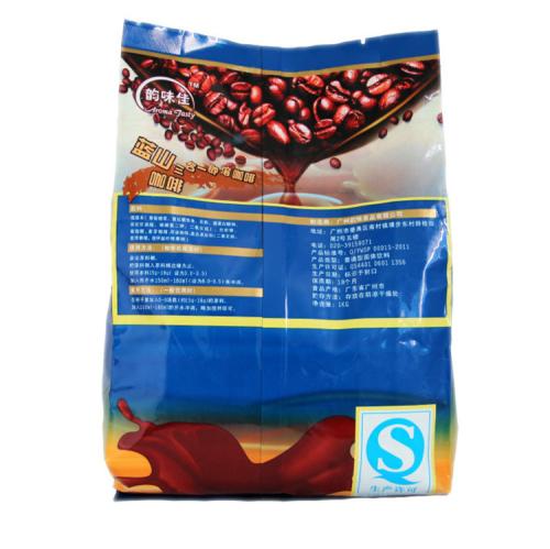 供應(yīng)韻味佳三合一速溶藍(lán)山咖啡 1000g袋裝 自助餐廳飲料機(jī)原料