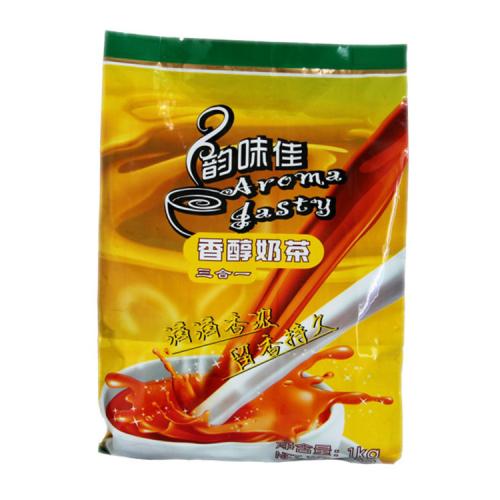 供應(yīng)韻味佳三合一速溶香醇奶茶 酒店自動(dòng)飲料機(jī)原料 1000g袋裝