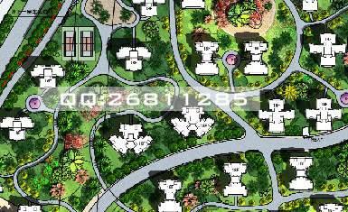 供應(yīng)公寓彩色總平制作效果圖制作?