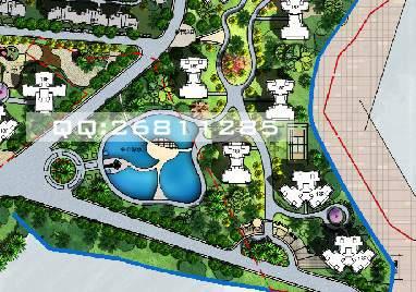 供應(yīng)彩平圖 彩平圖制作 彩色總平填色