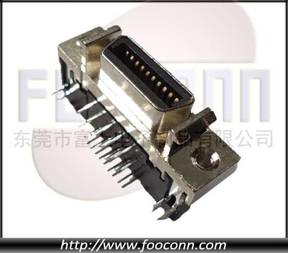 SCSI20PIN90度插板母头图片