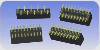 供應(yīng)富上圓排母/1.27間距90度圓排母/1.27間距彎插圓排母