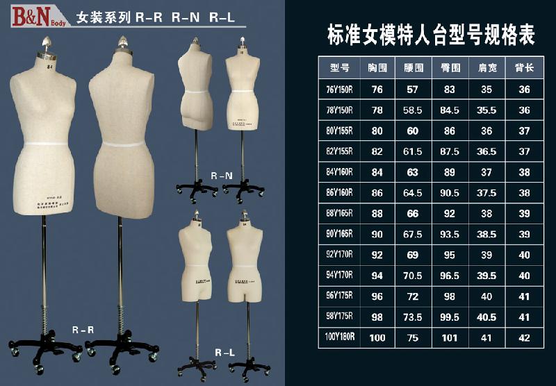 供应标准国内上衣裁剪模特道具、国标立裁人台、立体裁剪模特图片