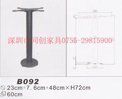 供应可固定铸铁台脚深圳金属桌脚厂家图片
