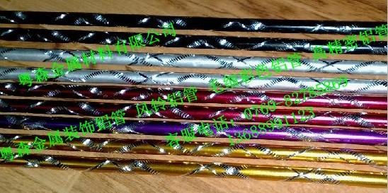 6063-T6滾花耐氧化彩色鋁管圖片