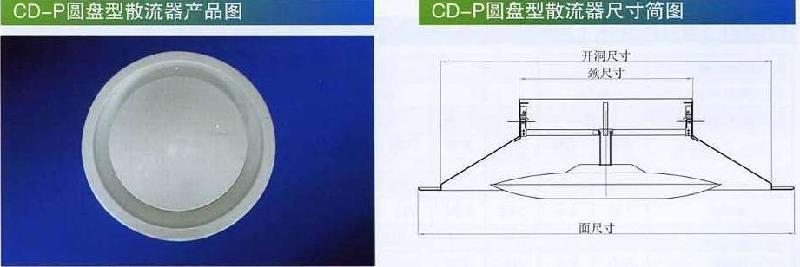 四川成都五牛圆盘型散流器图片