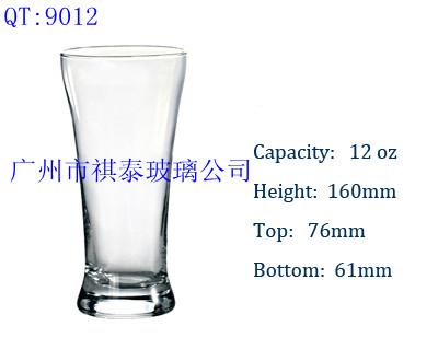 玻璃腰形啤酒杯图片