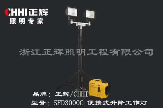 SFD3000C便携式升降工作灯图片