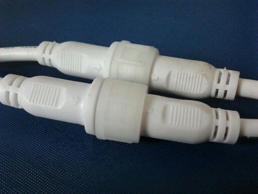 白色防水公母插頭廠家直銷 白色防水公母插頭價格