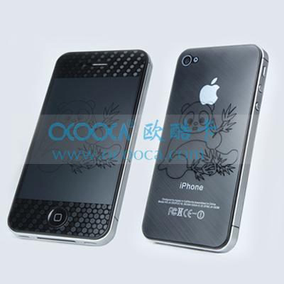 供应2012新款iphone手机3D膜,国宝熊猫3D膜图片