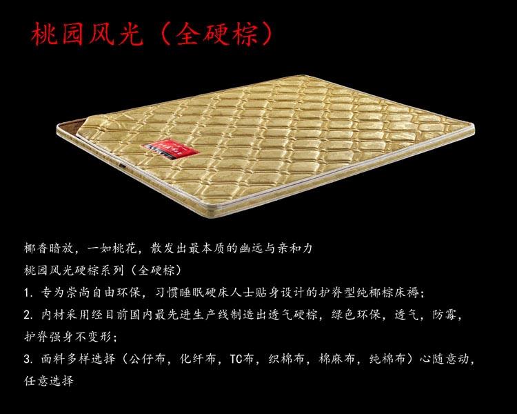 椰棕床墊好嗎，臺灣友情全棕床墊，硬棕床墊