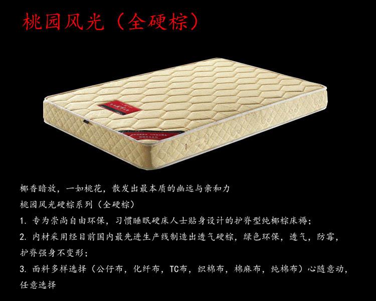 椰棕床墊好嗎，臺灣友情全棕床墊，硬棕床墊