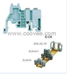 供应接线端子接线板：UK固定件厂家直销