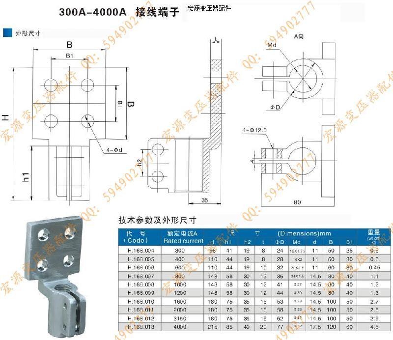 供應(yīng)變壓器配件接線端子接線鏟