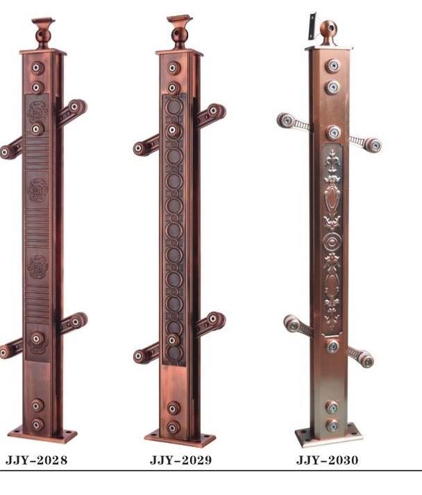 供應(yīng)批發(fā)紅古銅鋁立柱廠