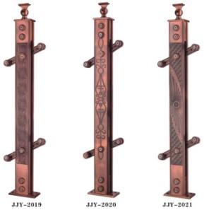 供應(yīng)批發(fā)紅古銅鋁立柱廠