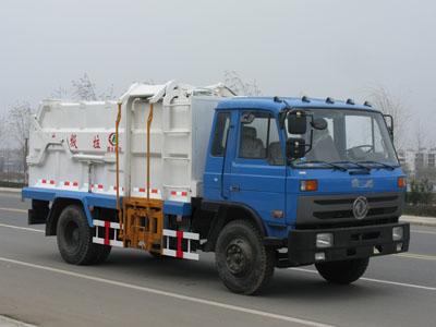 東風(fēng)145側(cè)裝壓縮式垃圾車(chē)圖片