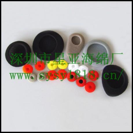 供應(yīng)PVC扣皮環(huán)保型皮耳套/電腦耳機(jī)*海綿皮耳套