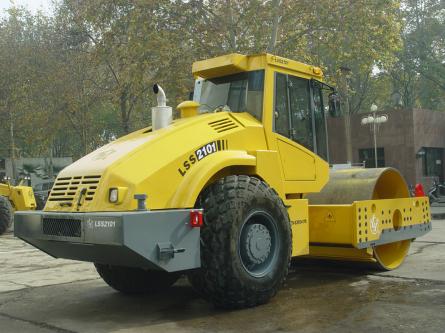 21噸洛陽牌新型單鋼輪壓路機報價圖片