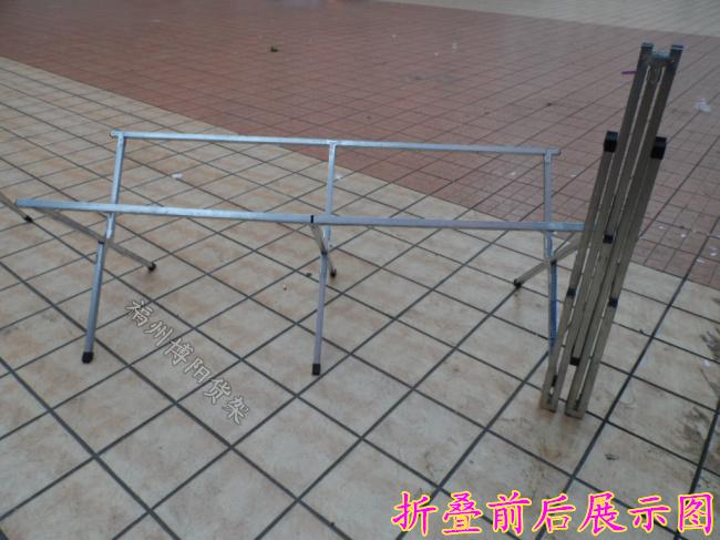 供應(yīng)地攤架擺地攤折疊貨架2米5地攤架促銷展示架包郵
