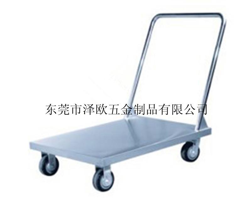 供應(yīng)平板手推車就選東莞澤歐現(xiàn)貨提供各類不銹鋼手推車制品