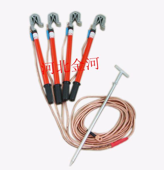 三相短路接地線/便攜式短路接地線/高壓10kv接地線價(jià)格/接地線地夾