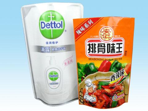 供应塑料自立直立袋，食品自立包装袋批发图片