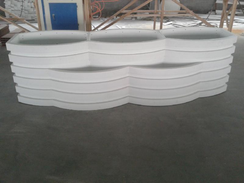 供應(yīng)3+2pvc生態(tài)木花箱價格 pvc花箱廠家供應(yīng)pvc花箱 花盆