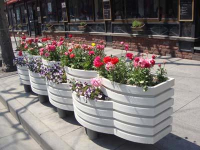 供應(yīng)5+4PVC生態(tài)木花箱價(jià)格 廠家批發(fā)生態(tài)木花箱 花盆 園林景觀