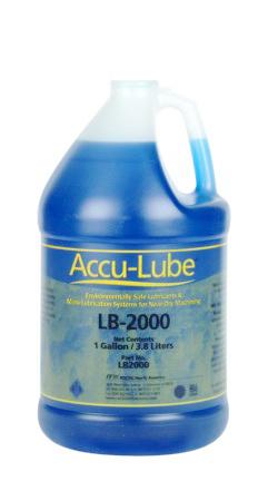 ACCU-LUBE 阿库路巴 植物型金属切削润滑油 LB-2000 植物型金属切削润滑油LB2000图片