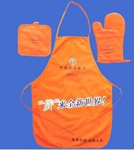 供應(yīng)北京定制廣告圍裙-圍裙上印LOGO