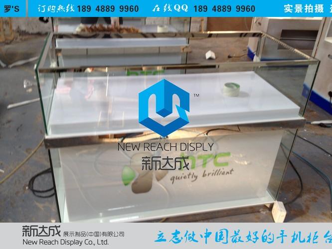 绿色HTC智能手机柜手机展示柜图片