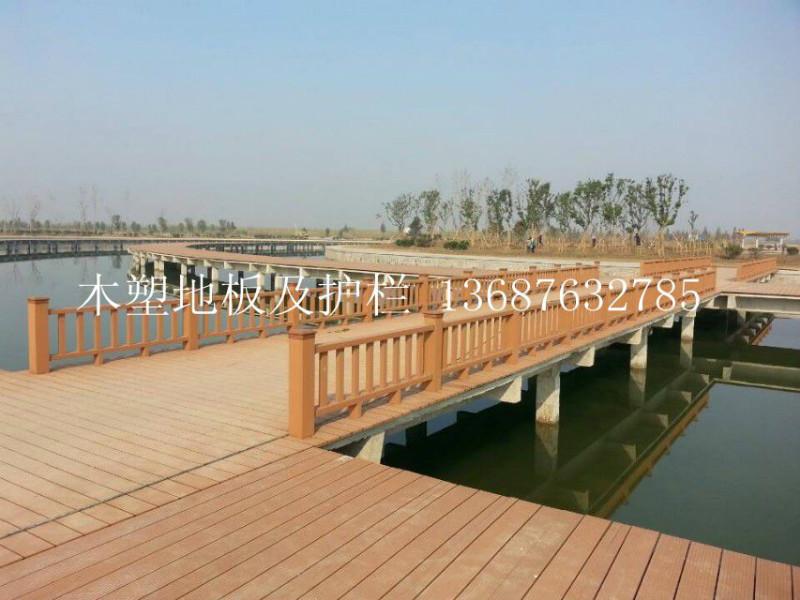 2014青島嶗山最新木塑護(hù)欄裝飾圖片