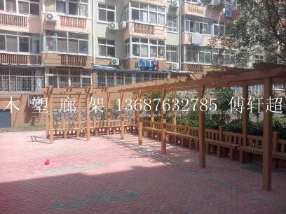 供應(yīng)木塑廊架及護(hù)欄