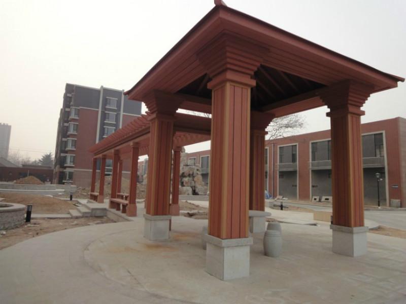 供應(yīng)青島180180木塑方管-*質(zhì)的木塑立柱供貨商