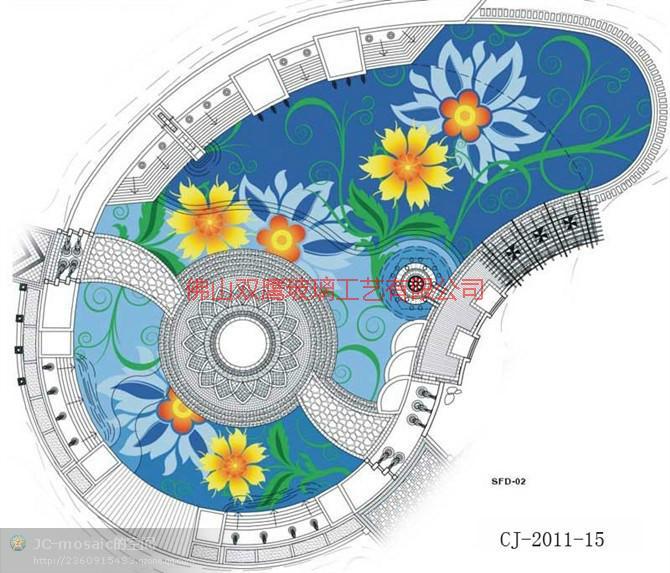 供應(yīng)廣元房地產(chǎn)泳池馬賽克，房地產(chǎn)泳池池底馬賽克圖案，價(jià)格*的生產(chǎn)廠