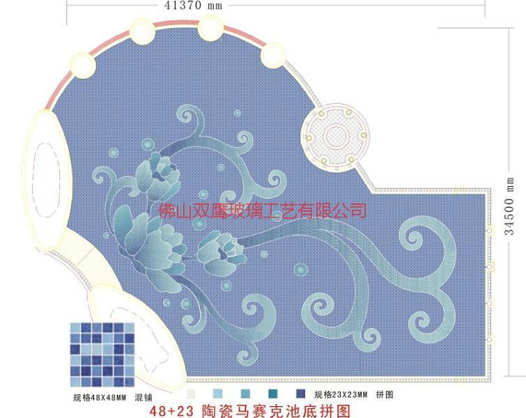 株洲泳池馬賽克圖片