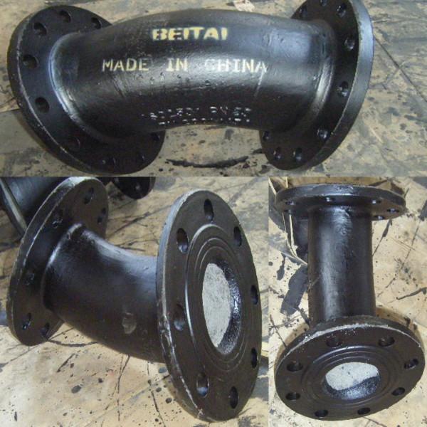 供應(yīng)45度雙法蘭彎管