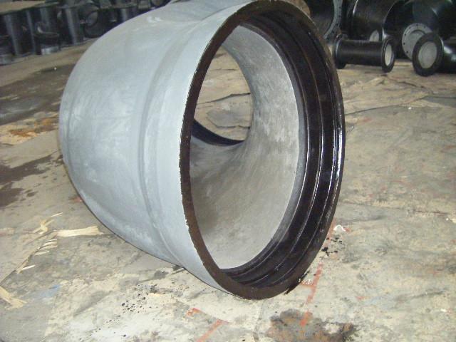 供應(yīng)山東45度球墨鑄鐵雙承彎管