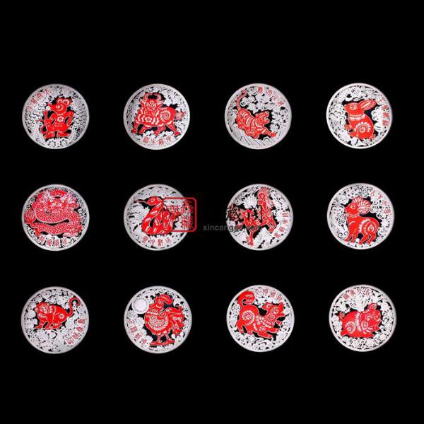 供應(yīng)國禮十二生肖紀(jì)念銀章